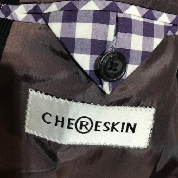 Stylish Black Chereskin Corduroy Blazer - Picture 3 of 6